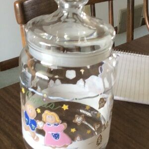 Princess House Cookie Jar with Hand-Painted Design